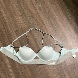 Strappy PINK Bonded Push Up Bra